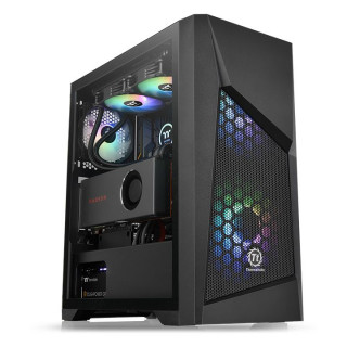 Thermaltake Commander G32 TG ARGB táp nélküli ATX számítógépház fekete PC