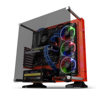 Thermaltake Core P3 (Edzett üveg) - Piros PC