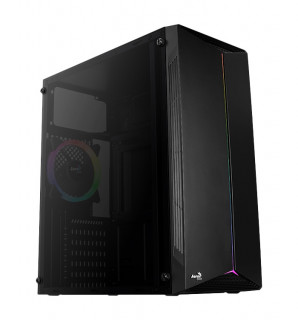 Aerocool Split (Edzett üveg) - Fekete PC