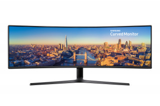 Samsung 49" C49J890DKU LED 4K HDMI Display port 144Hz ívelt kijelzős monitor PC