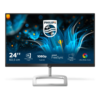 PHILIPS E-Line 23,8", IPS, 5ms, 1920x1080, VGA/DVI-D/HDMI/ 20M:1, 250cd/m2, VESA PC