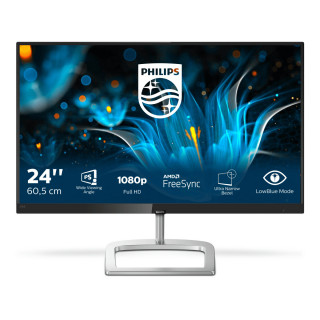 PHILIPS E-Line 27", 1920x1080, 16:9, 20M:1, 250 cd/m2, 5ms, VGA/DVI-D, VESA 