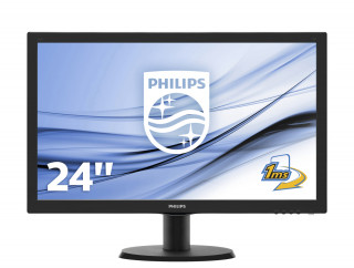 Philips LED monitor 243V5LHAB/00, V-line, 23.6'' 1920x108060Hz, 16:9, TN, 1ms, PC