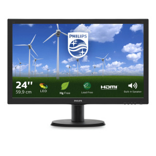 Philips LED monitor 243S5LDAB/00, S-line, 23.6'' 1920x108060Hz, 16:9, TN, 1ms, PC