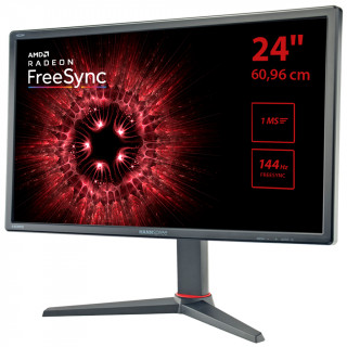 HANNSPREE HG244PJB 24" Full HD 1920 x 1080 16:9 Freeysnc 1ms 144Hz 2xHDMI Displa PC