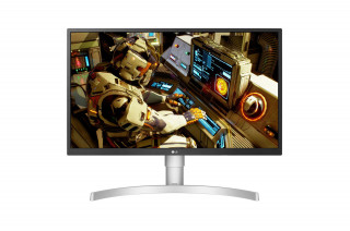 LG 27" 27UL550-W 4K IPS HDMI DisplayPort Type-C LED fehér pivot monitor 