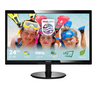 PHILIPS 24" LED 1920x1080 246V5LDSB/00 TN fekete PC