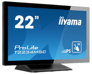 IIYAMA 55.0cm (21,5") T2234MSC-B6X  16:9  M-Touch HDMI+DP bl PC