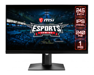 MSI Optix MAG251RX Gaming monitor 24,5"/240Hz/1980x1080/16:9/1ms/IPS/178/400cd PC