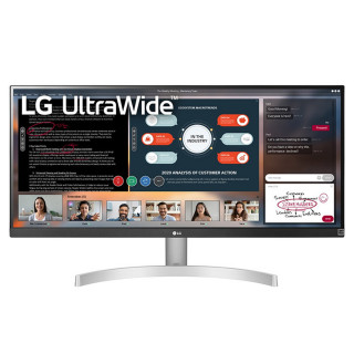 LG Monitor 29" - 29WN600-W (IPS; 21:9; 2560x1080; 5ms; 250cd; HDMIx2; DP; Speaker; HDR10; FreeSync, sRGB90%) PC