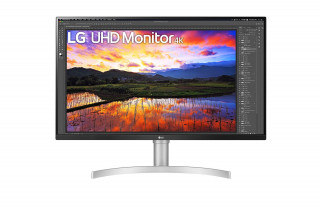 LG Monitor 32" - 32UN650-W (IPS; 16:9; 4K 3840x2160; 5ms; 350cd; HDMIx2; DP; FreeSync, Speaker) 