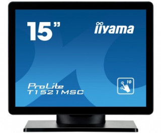 Monitor IIyama T1521MSC-B1 15inch, TN touchscreen, 1024x768, D-Sub/USB, speakers PC