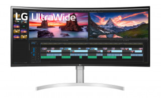 LG 38WN95C-W 21:9 Ívelt Ultrawide IPS Monitor Thunderbolt PC