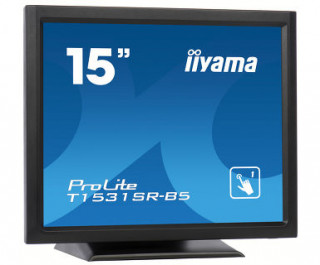 Monitor IIyama T1531SR-B5 15inch, TN touchscreen, 1024x768, D-Sub/DVI, speakers PC