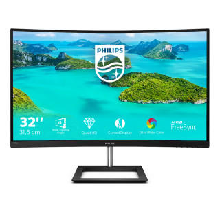 Monitor Philips 325E1C/00 31,5' QHD, MVA, D-Sub/HDMI/DP PC