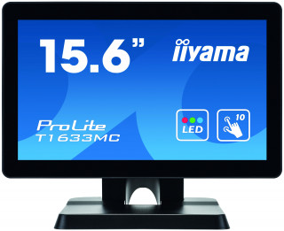 Monitor IIyama T1633MC-B1 15.6', TN touchscreen, 1366 x 768, HDMI/DP/USB PC