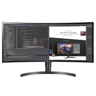 LG 34WN80C-B 34" UltraWide™ 21:9 ívelt WQHD IPS HDR10 USB-C monitor PC