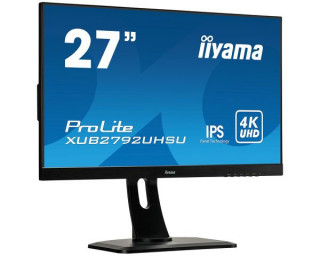 Monitor Iiyama XUB2792UHSU-B1 27'', 4K UHD, panel IPS, DVI/HDMI/DP, speakers PC