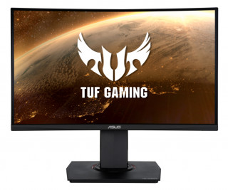 Asus TUF Gaming VG24VQ 23.6" ívelt VA LED gaming monitor (144Hz FreeSync) fekete PC