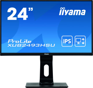 iiyama ProLite XUB2493HSU-B1 számítógép monitor 60,5 cm (23.8") 1920 x 1080 pixelek Full HD LED Fekete PC