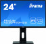 iiyama ProLite XUB2493HSU-B1 számítógép monitor 60,5 cm (23.8") 1920 x 1080 pixelek Full HD LED Fekete thumbnail