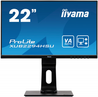 Monitor Iiyama XUB2294HSU-B1 21.5inch, VA, Full HD, HDMI/DP, speakers PC