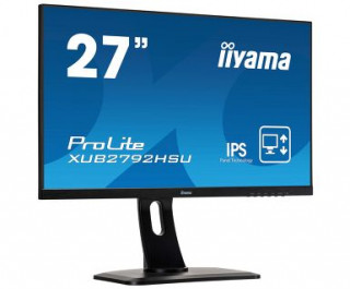 iiyama ProLite XUB2792HSU-B1 LED display 68,6 cm (27") 1920 x 1080 pixelek Full HD LCD Fekete PC