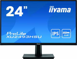 iiyama ProLite XU2493HSU-B1 számítógép monitor 60,5 cm (23.8") 1920 x 1080 pixelek Full HD LED Fekete PC