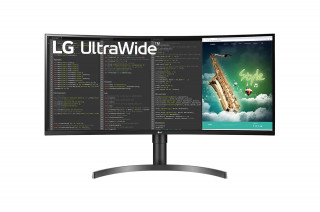 LG 35WN75C-B számítógép monitor 88,9 cm (35") 3440 x 1440 pixelek UltraWide Quad HD Fekete PC