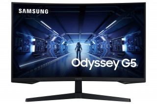 Samsung 32" WQHD Ívelt Gaming Monitor 144Hz (LC32G55TQWRXEN) PC