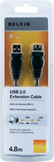 Belkin 4.8m USB 2.0  A- A hosszabbító Kábel 