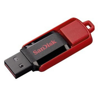 Sandisk 8GB USB2.0 Cruzer Switch Fekete-Piros (114716) Flash Drive PC