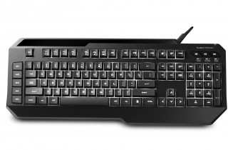 Cooler Master CM Storm Suppressor fehér LED világítással fekete HUN gamer billentyűzet 