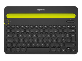 Logitech K480 Multi-device fekete Bluetooth US billentyűzet 