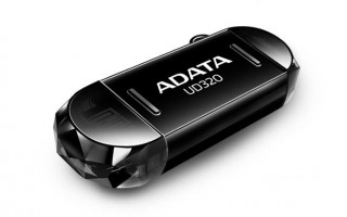 ADATA 16GB microUSB2.0 / USB2.0 Fekete (AUD320-16G-RBK) Flash Drive PC