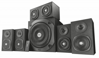 Trust 22236 Vigor 5.1 Surround Speaker System for pc - black PC