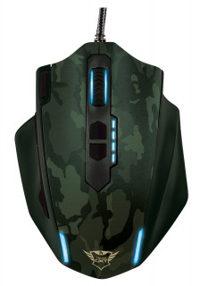 Trust 20853 GXT 155C Caldor Gaming Mouse - green camouflage PC