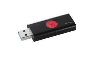 Kingston 64GB USB3.0 Fekete (DT106/64GB) Flash Drive 