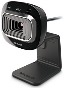 Microsoft LifeCam HD-3000 Dobozos 720p Fekete webkamera PC