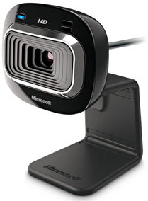 Microsoft LifeCam HD-3000 Dobozos 720p Fekete webkamera 