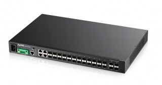 ZyXEL MGS3750-28F 20port GbE/FE SFP 4port SFP/RJ45 Combo 4port SFP+ L2 menedzselhető switch PC