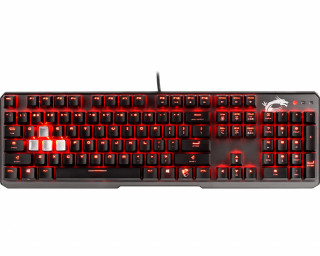 MSI Vigor GK60 CR  magyar nyelvu mechanikus (Cherry MX RED) billentyuzet PC