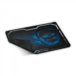 Spirit of Gamer Egérpad - SMOKEY SKULL Blue (430 x 320 x 3mm; kék) PC