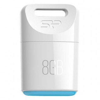 Pendrive 8GB Silicon Power Touch T06 White USB2.0 