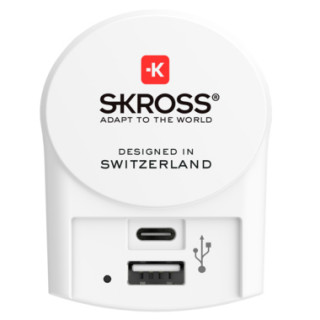 Skross A és C típusú bemenettel USB töltő PC