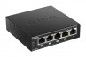 D-Link 5-Port 10/100/1000Mbps Gigabit PoE+ Switch, 60W power budget thumbnail