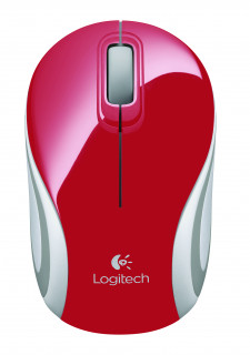 Logitech M187 wless piros notebook egér PC