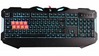 A4-Tech B328 Bloody USB LED fekete HUN mechanikus gamer billentyűzet 