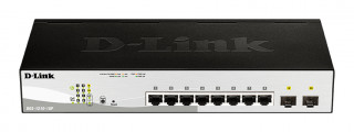D-Link DGS-1210-10P 8port Gigabit + 2 SFP Smart (8xPoE) PC