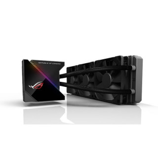 Asus CPU Water Cooler - ROG RYUJIN 360 (All-in-One, Aura Sync RGB, OLED Display, 29,7dB; 2000 RPM; 3x12cm PC